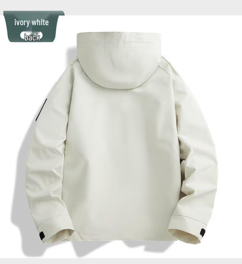 Veste d'extérieur à capuche polyvalente, tendance et triple protection