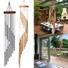 12-Tube Metal Wind Chime Premium Rotating Aluminum Tubes  Tuned Chime Garden Home Decoration