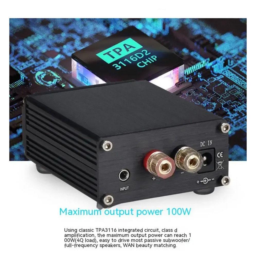 B3 Mono 100W Digital HIFI Professional Subwoofer Low Frequency SUB Amplifier High Power