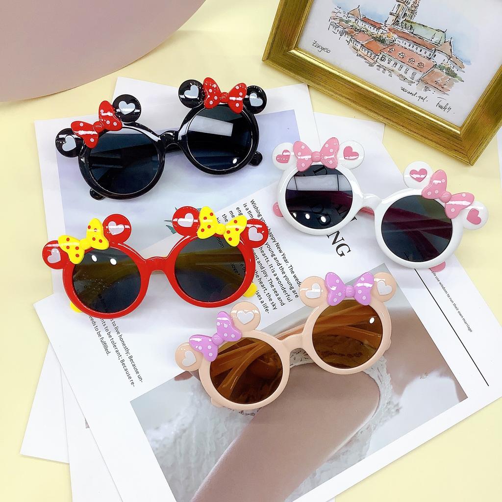Fashion Cute Children'S Sunglasses Cartoon Concave Baby Sunglasses Travel Uv Protection Children'S Sunshade Glasses