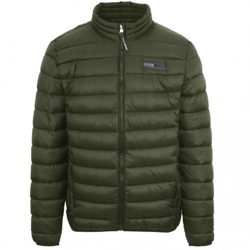 Plein Sport Men's Patch Logo Padded Jacket