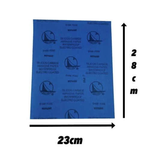 Large Sandpaper, 5000, 7000, and 10000 Grits, Total of 3 Sheets. Waterproof Sandpaper for Polishing, Finishing, and DIY Projects, Hobbies, and Cleanin