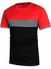 Luxury Brand T-Shirt 2024 Men'S Spring And Summer Leisure Sports Breathable Comfortable Beach Wind Stitched Stripe Color