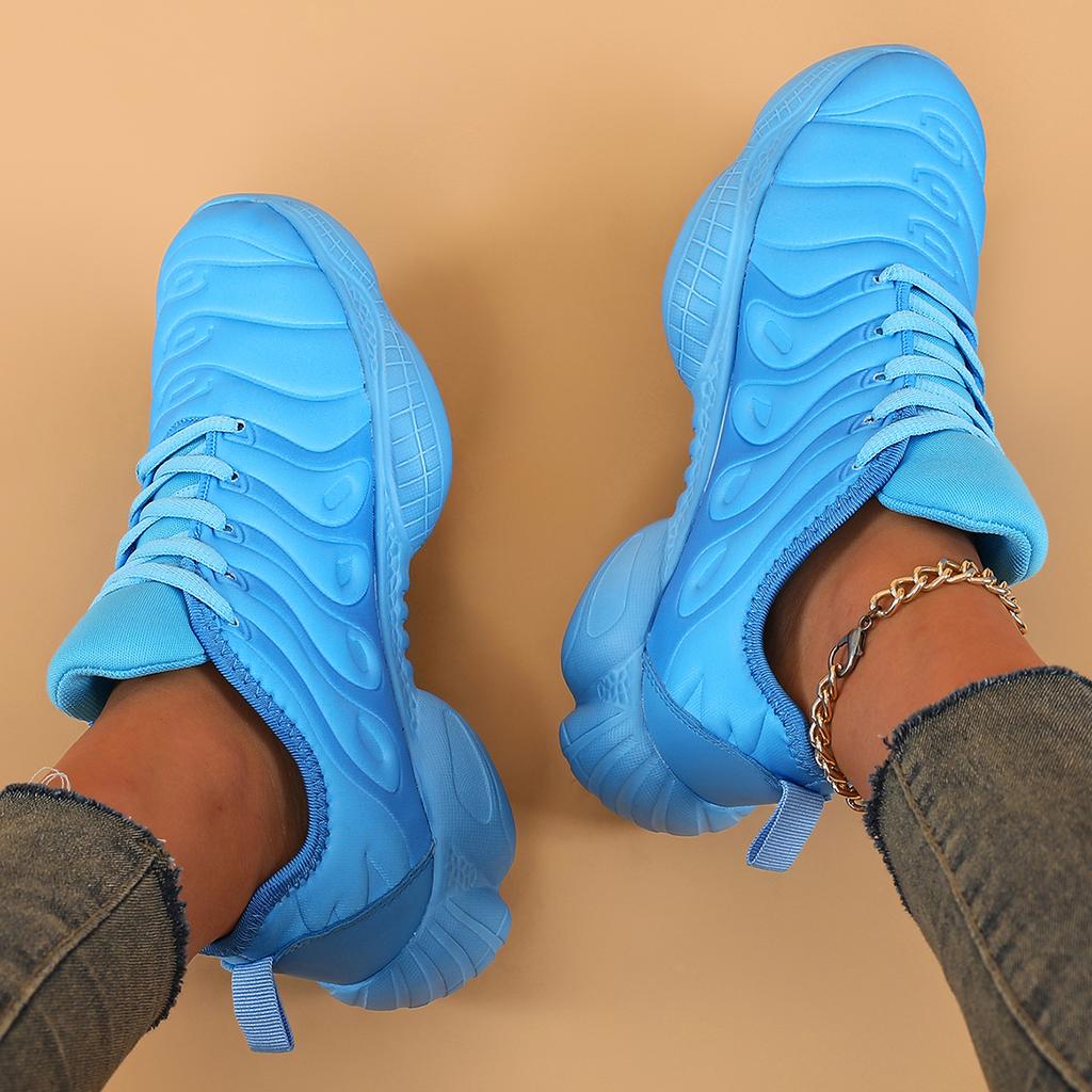 Baskets Femme 2026 Mode Chaussures à Plateforme Couleur Arc-en-ciel Chaussures de Marche Décontractées Confortables Extérieur Chaussures Vulcanisées pour Dames