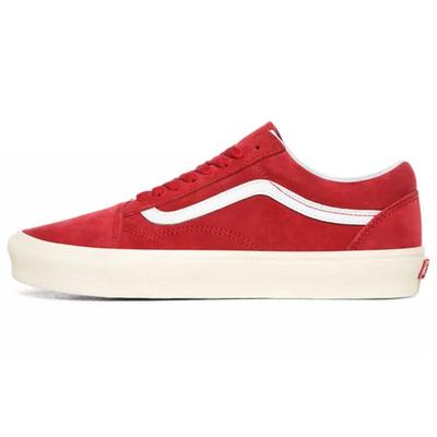 Old Skool 'Pelle scamosciata di maiale - Peperoncino' VN0A4U3B18N