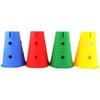 Sensory Training Ice Cream & Kindergarten Marker Cones with Hurdles and Holes for Kids' Obstacle Courses