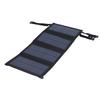 20W USB Solarmodul Faltbar Tragbar Polykristalline Solarzellen Ladegerät für DraußenSchwarz