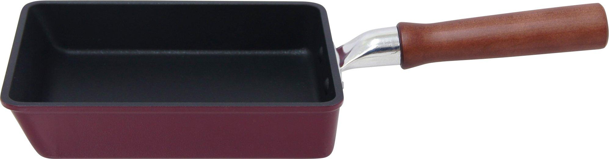 

Urushiyama Metal Industry Средняя сковорода для омлета Теплопроводная для равномерного приготовления Вкусная Тефлоновое платиновое покрытие Газовая плита Сделано в Японии Квалифицированная ручная работа из литого винный