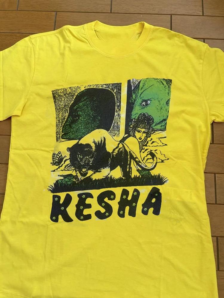 VTG Kesha Album Music Short Sleeve Cotton Yellow S-5XL T Shirt TT685 Unisex T-Shirt S
