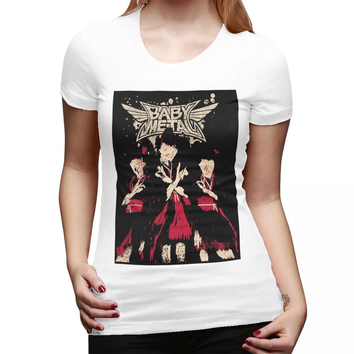 

The Babymetal Tour TShirt for Women Crew Neck Streetwear T Shirts Womens Short Sleeve Summer Clothes Tops S