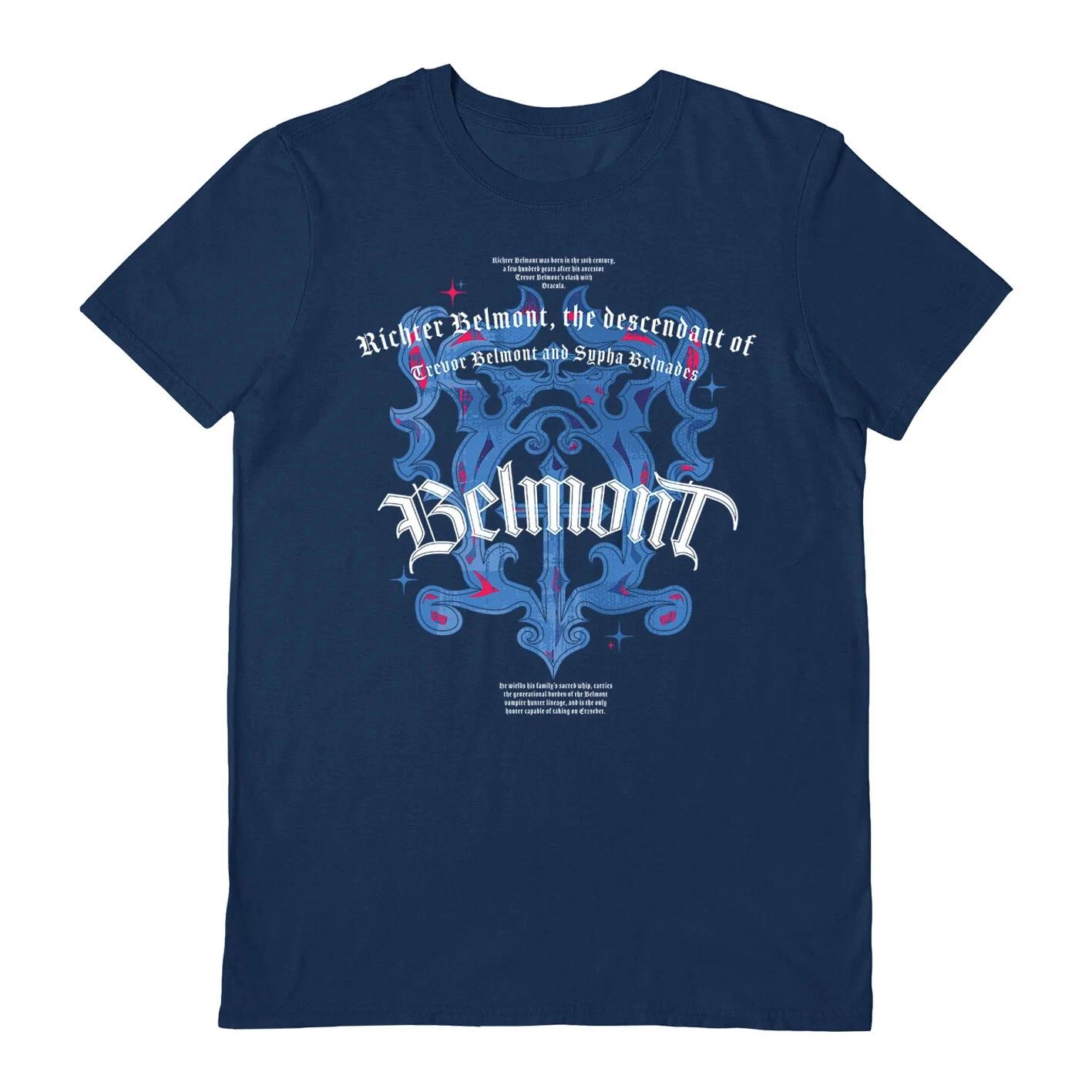 

Castlevania Nocturne T-shirt - Official Belmont S/S Navy Blue L