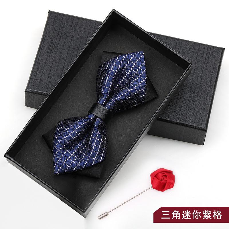 Bow Tie Men'S Wedding Groom Best Man Red Suit Shirt British Brothers Korean Bow Women'S Gift Box