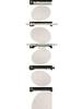 Compatible with Jiangling Landwind X7: Stainless Steel Fuel Tank Cap Decorative Anti-Scratch Sticker.