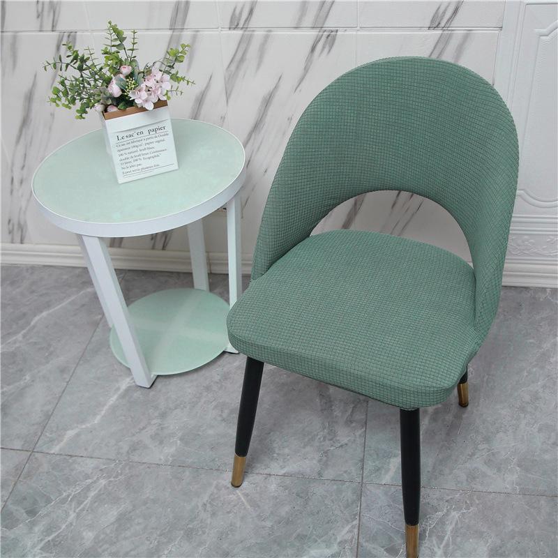 

4 шт./компл. эластичные чехлы на обеденные стулья, флисовые чехлы на стулья Arc, однотонные эластичные чехлы на сиденья для отеля, домашний декор 4pcs