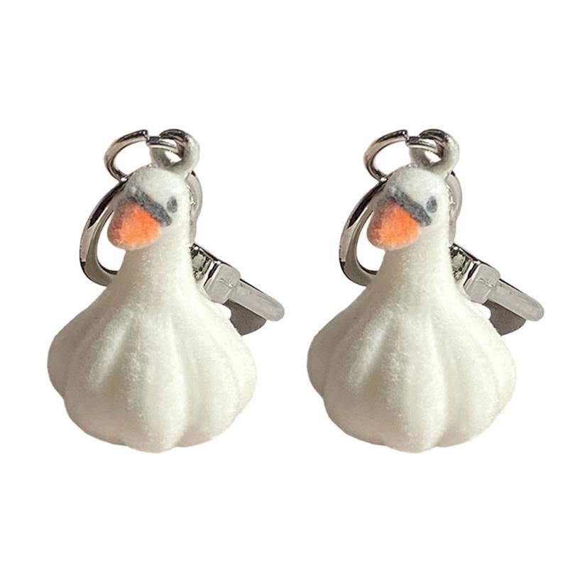 Lovely Adorable Alpacas Keychain Portable Resin Designs Decoration for Animal Lovers and Accessory Enthusiasts