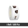 500Pcs/Roll Animation Meme Cat Stickers For School Reward Stickers Classroom Decoration Encouragement Sticker For Student Teacher
