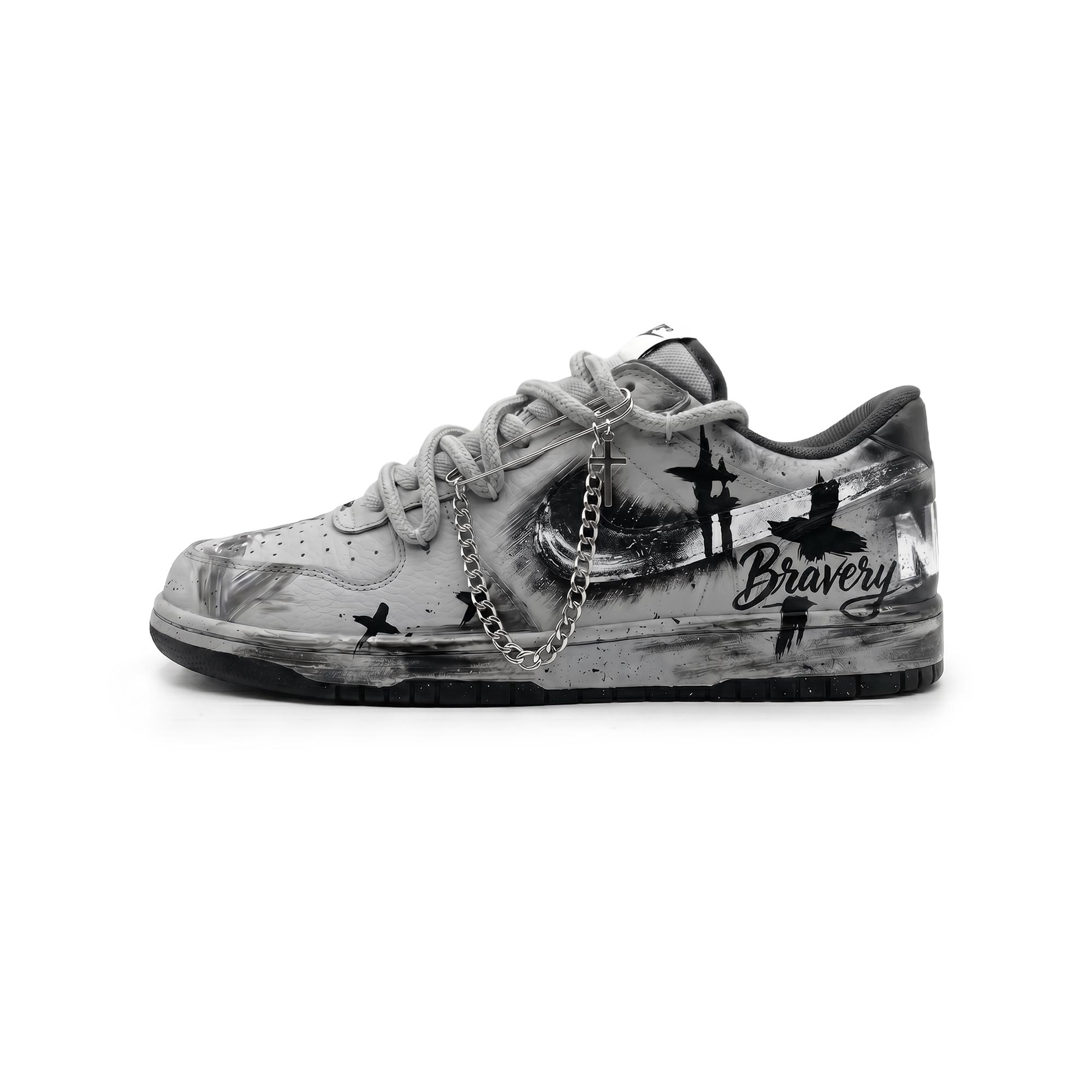 

Nike Big Universe Exploration, Back To Dust In The Cosmos Slip Resistant Abrasion Resistant Low top Skateboard Shoes 355152-106(Team1007-) 43