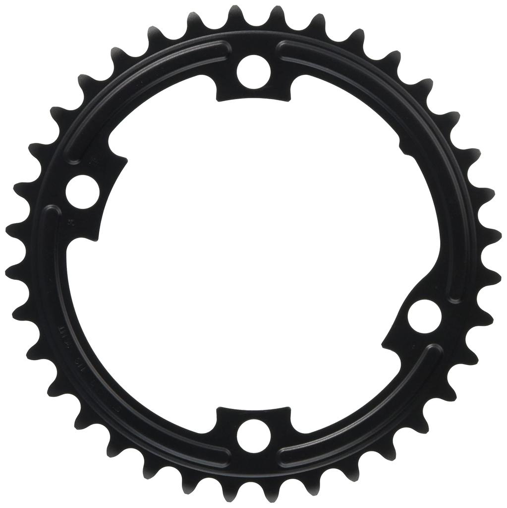Shimano Chainring 36T MT for Y1WV36000 (Black) - (52x36T) FC-R7000