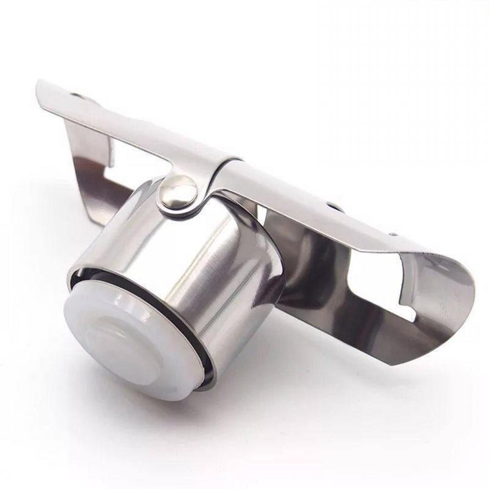 1/2pcs Stainless Steel Wine Bottle Stopper Wine Beer Bottle Cork Plug Sealing Bottle Cap Champagne Sparkling stopper Bar Tools