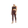 Adidas All Me 7/8 Leggings Soft And Comfortable Sports Tights Women Bottoms Dark-Grey Brown IX0191