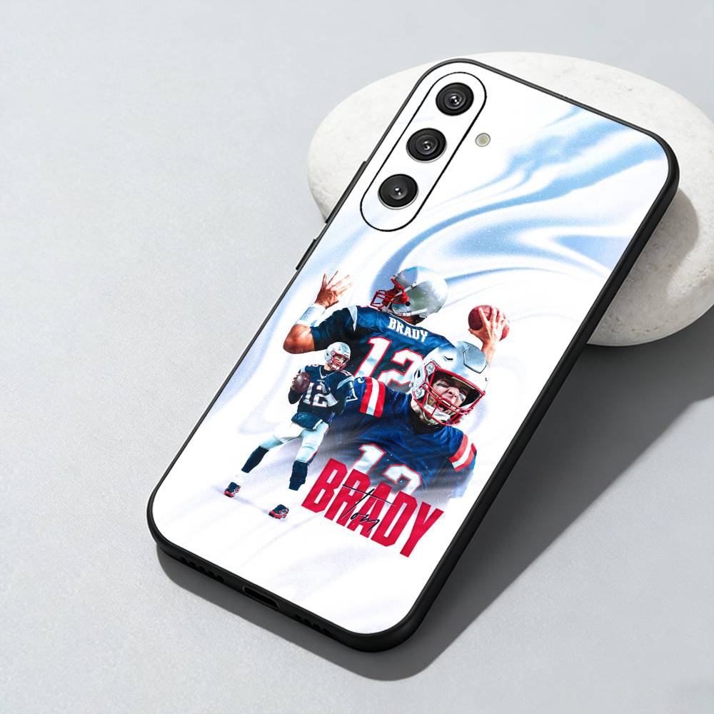 Baseball Player T-Tom B-Brady Phone Case For Samsung Galaxy A73,A72,A71,A70,A52,A51 Others Soft Black Cover