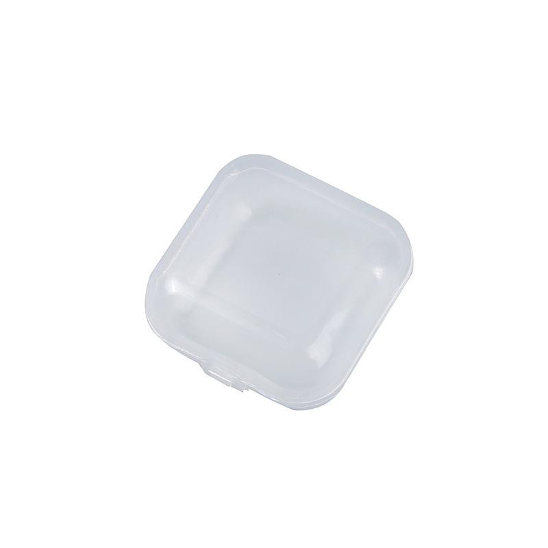 Compact Plastic Storage Box for Earplugs, Jewelry, Small Parts, and Medicine
