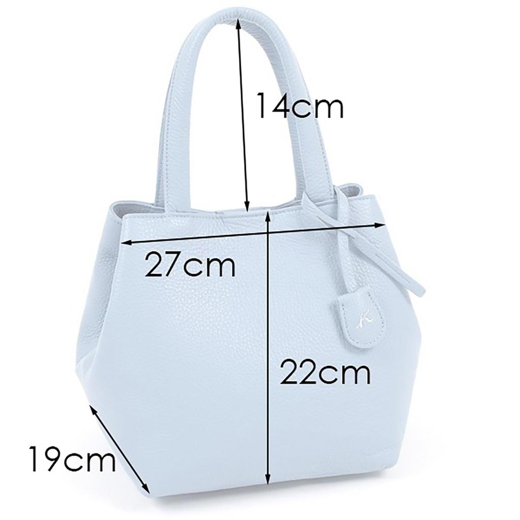 Kitamura Shrink Leather B5 Size Compatible Handbag Dark Blue 10102 Shape-Changing Z-0598 (Navy)