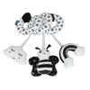Baby Cute Cartoon Animal Spiral Plush Toy Newborn Black White Car Seat Stroller Hanging Rattles Toy Type 1
