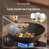COOKER KING 30cm Uncoated Fine Iron Wok