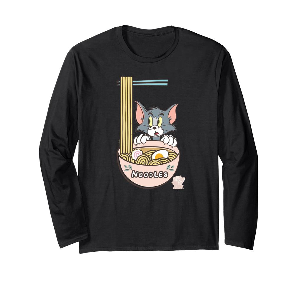 Tom and Jerry Noodle Long Sleeve T-Shirt