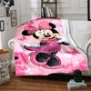 1 Stück Minnie Maus Rosa Decke Leichte Flanelldecke für Sofa Bett Reise Camping Wohnzimmer Büro Couch Stuhl