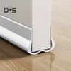 PVC Door Sweep Adhesive Cuttable Under-Door Weather Stripping Exterior Interior Door Seal Noise Dust Stopper Door Bottom Gap Filler Sealing Strip