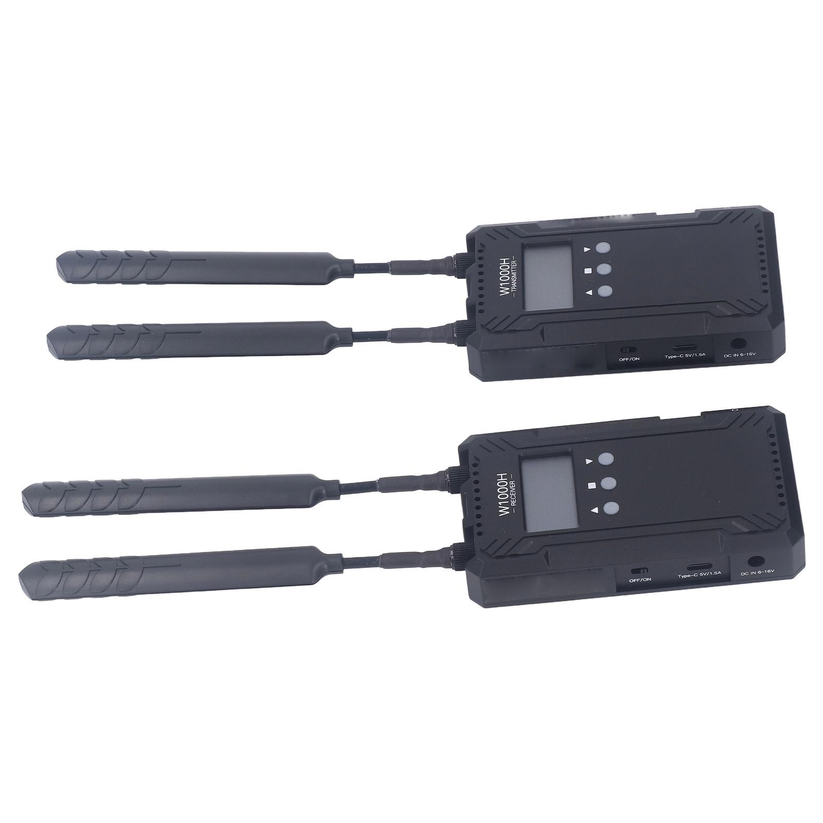 

Комплект бездротового розширювача W1000H 1080P 60Hz 1000FT повнодуплексна система прямої трансляції бездротової HD