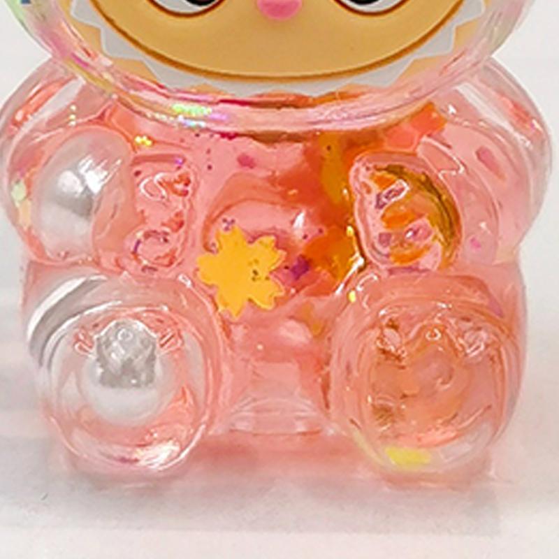 Quicksand Rabbit Cute Flash Color Dopamine Car Home Toy Ornaments