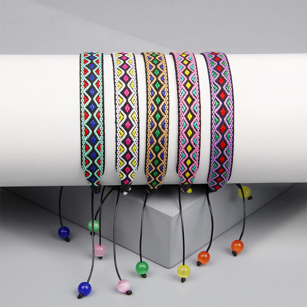 Wide Application And Wear-Resistant Bohemia Bracelet Cotton Made Non-Toxic Bracelet For Women