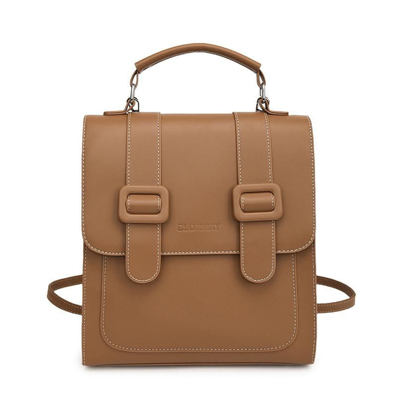 

Ретро сумка женская большой вместимости 2025 новая повседневная двухплечевая студенческая кампусная школьная сумка портативный дорожный рюкзак