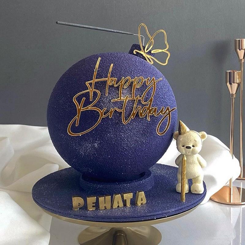 Narozeninové ozdoby na dort Narozeninová dívka Akryl Dětská narozeninová oslava Ozdoba na dort Dárek na Baby Shower Dezertní dekorace