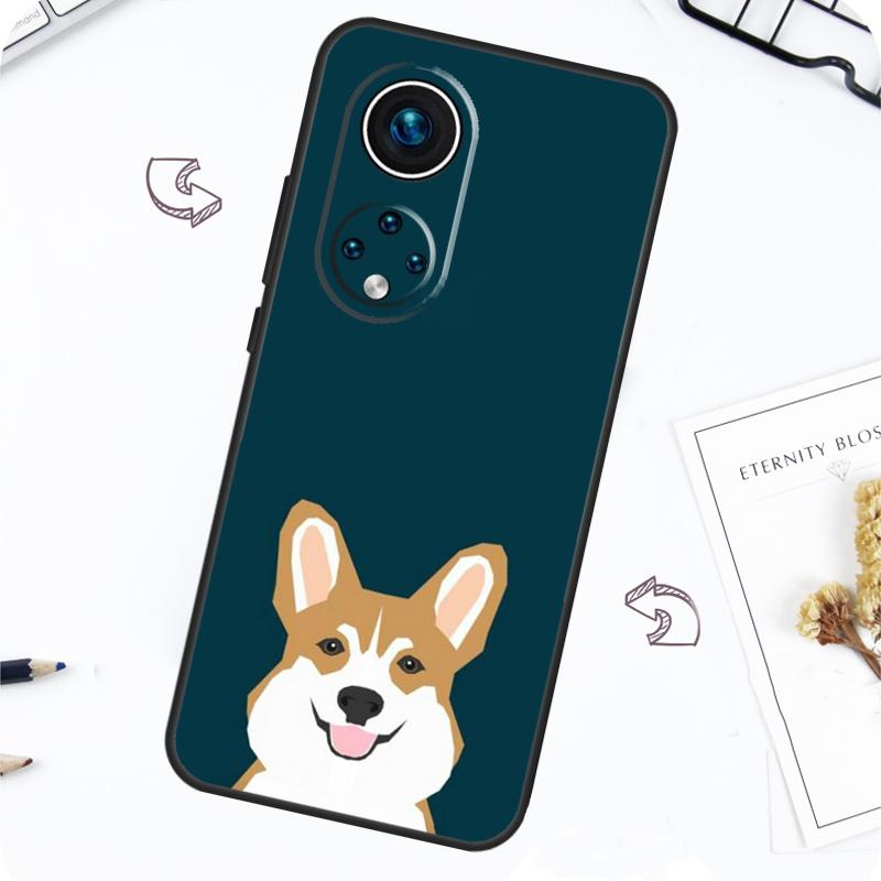 Corgi and Bubble Tea Case For Honor Magic 7 Pro 5 6 Lite Honor 200 Pro 50 70 90 X8b X9a X8a X8 X9 X9c X9b Cover