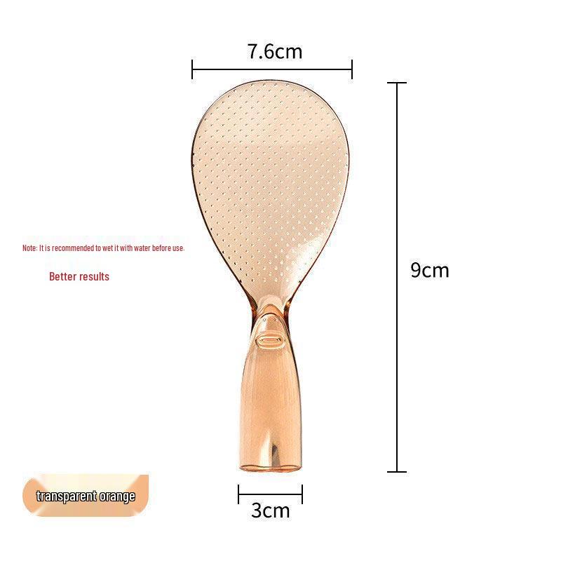 Heat-Resistant Non-Stick Stand-Up Rice Spoon for Kitchen Use