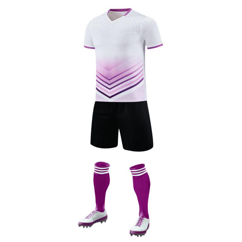 Quick-Dry Football Jersey Set for Adults & Kids - Loose Short Sleeve for Professional Training & Competition