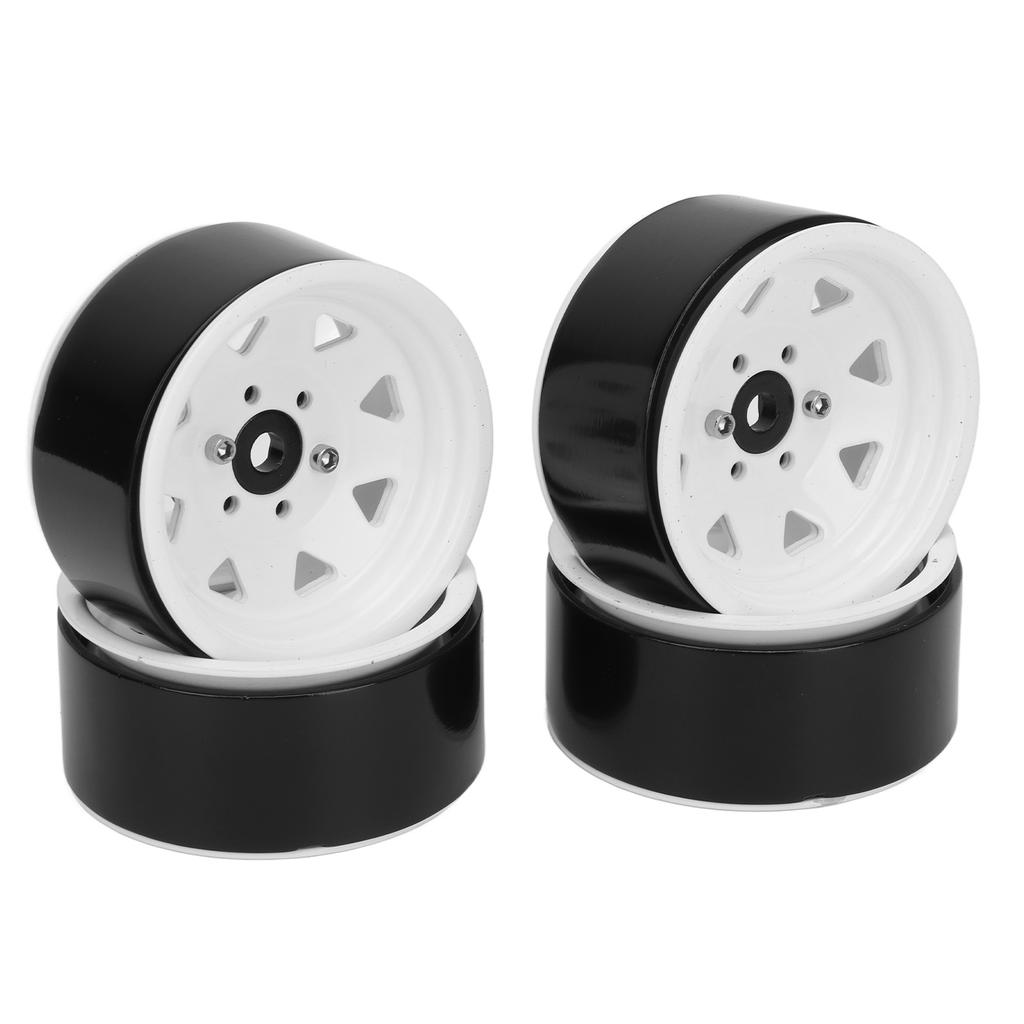 4PCS 1.9in RC s Fit Strong Support 8 Spokes Wheel Set for SCX10 SCX10 II SCX10 III