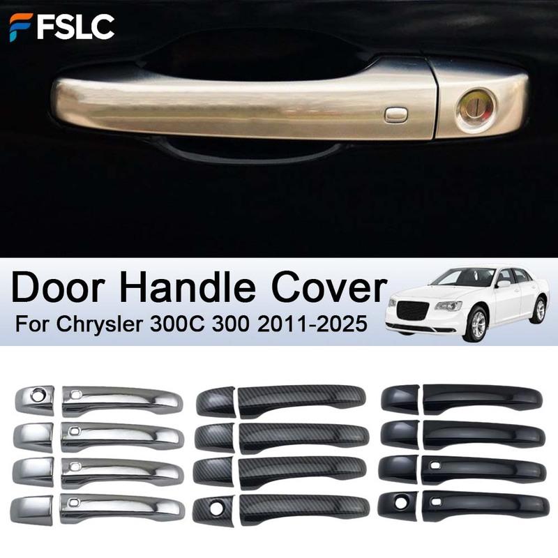 Car Decoration Door Handle Cover For Chrysler 300C 300 2011-2025 Car Styling Exterior Stickers Upgrade Modify A Car