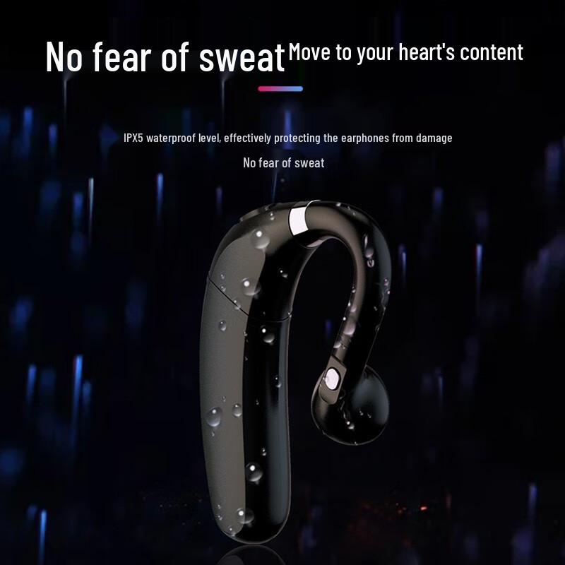 OKSJ Single Ear Ear-Hook Wireless Bluetooth Headset