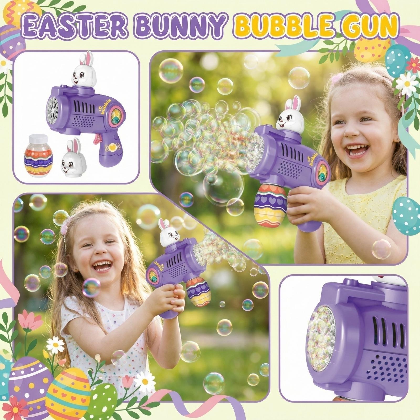 Bubble Machine Kids Electric Cute Animal Carrot Bubble  Toy One Size