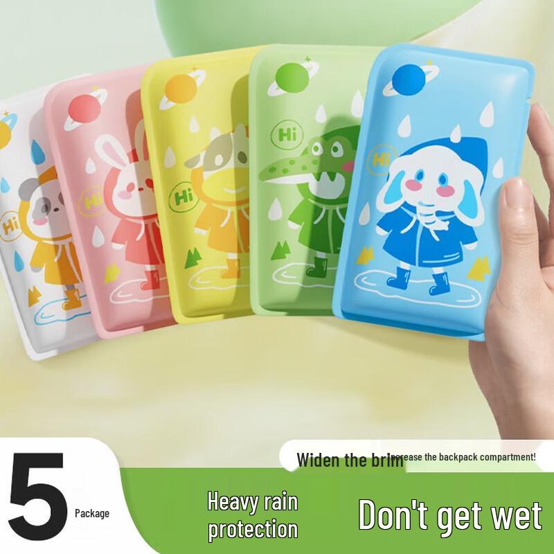 Kids  Portable Disposable Rain Poncho