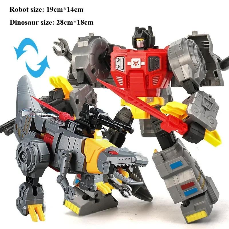 BMB Dinobot Dinosaur Latest 21cm Transformation Dinoking Toys Big Robot Car Figure Alloy Anime KO Action Figure Kids Boy Gift