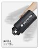 SANTECO Vacuum Insulated Stainless Steel Water Large with for Hot or Cold Drinks Bottle, 1900ml, Capacity, Straw, Black,
