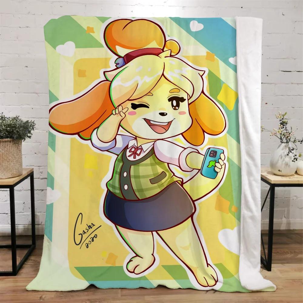 Animal Crossing Decorative Blanket Sofa Winter Custom Blankets Characters Luxury Bedding Home Interior Beach Towel Fluffy Plaid
