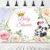 Panda Narozeninová Party Bambusový Kreslený Plakát vlastní Dětský Novorozený Portrét Fotografie Pozadí Fotografie Foto Booth Foto Studio