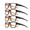 4PCS Men Women Presbyopia Glasses Intelligent Elderly Reading Glasses Universal Anti Blue Light Magnifying Glasses